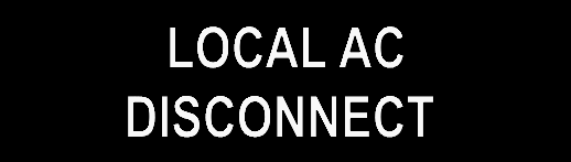 L - 0303 Local Ac Disconnect