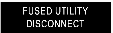 L - 0311 FUSED UTILITY DISCONNECT